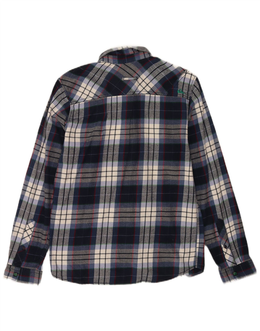 Quiksilver drenge flannelskjorte 15-16 år marineblå ternet