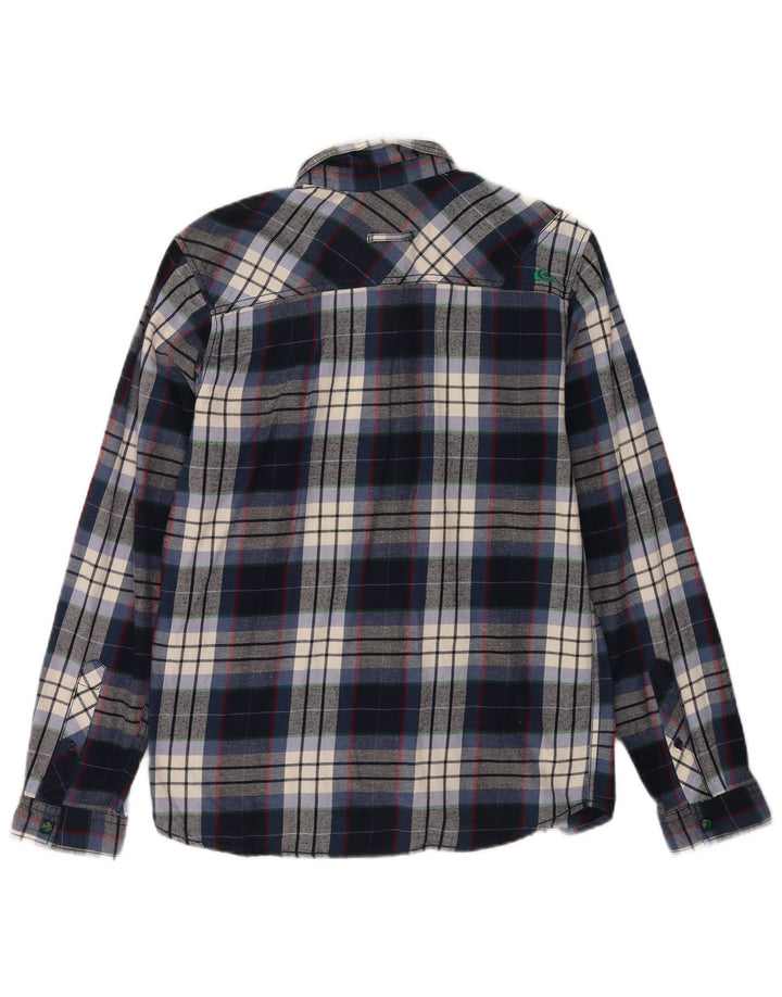 Quiksilver drenge flannelskjorte 15-16 år marineblå ternet