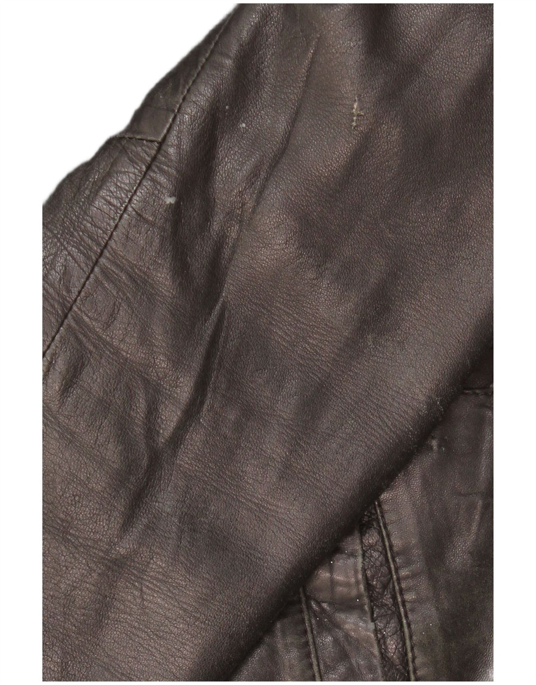 Fred Mello Dame Læderjakke UK 20 2XL Sort Læder