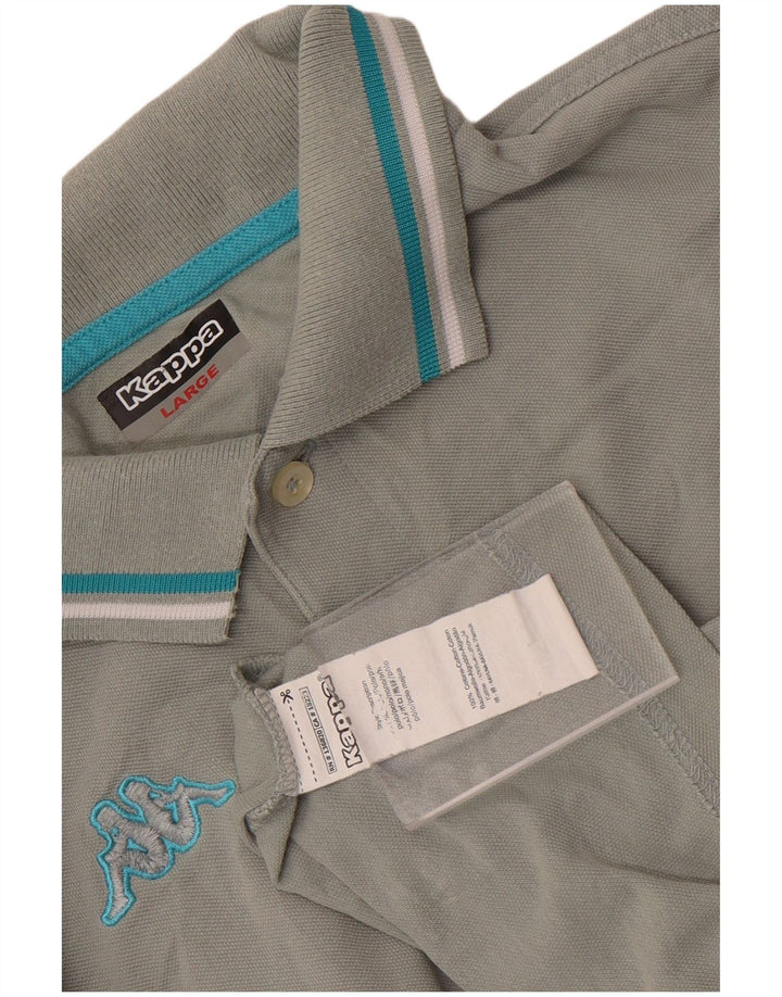 Kappa herre polo skjorte stor grå bomuld