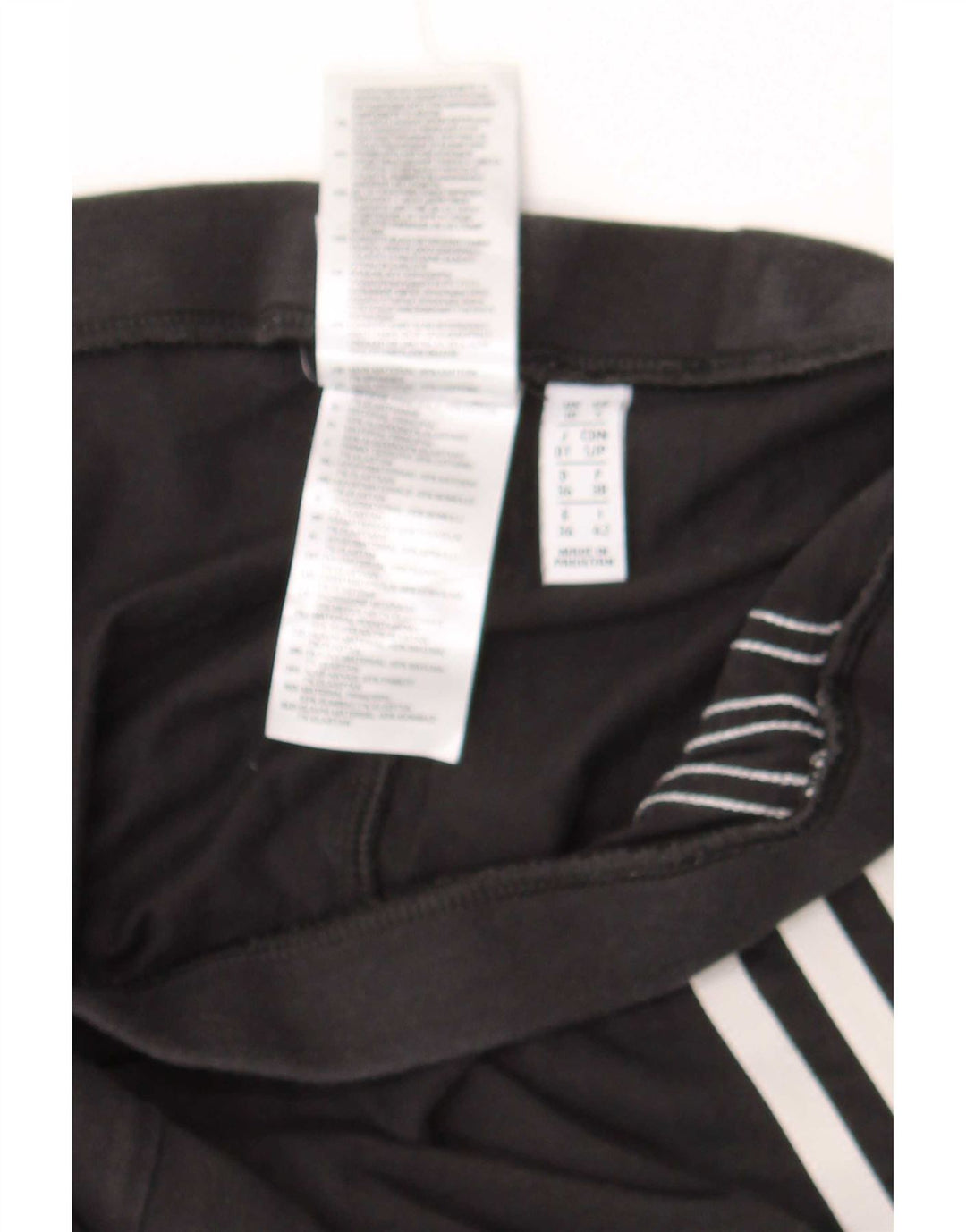 Adidas Dame Leggings UK10 Small Black Bomuld