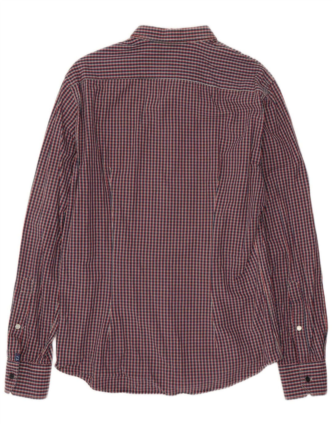 Trussardi Jeans Herre Flanellskjorte Medium Rød Ternet