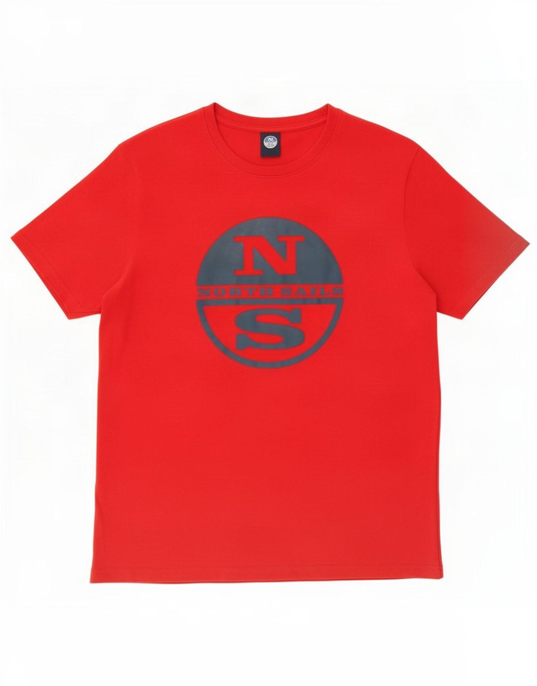 North Sails Herre Grafisk T-Shirt Top Medium Rød Bomuld