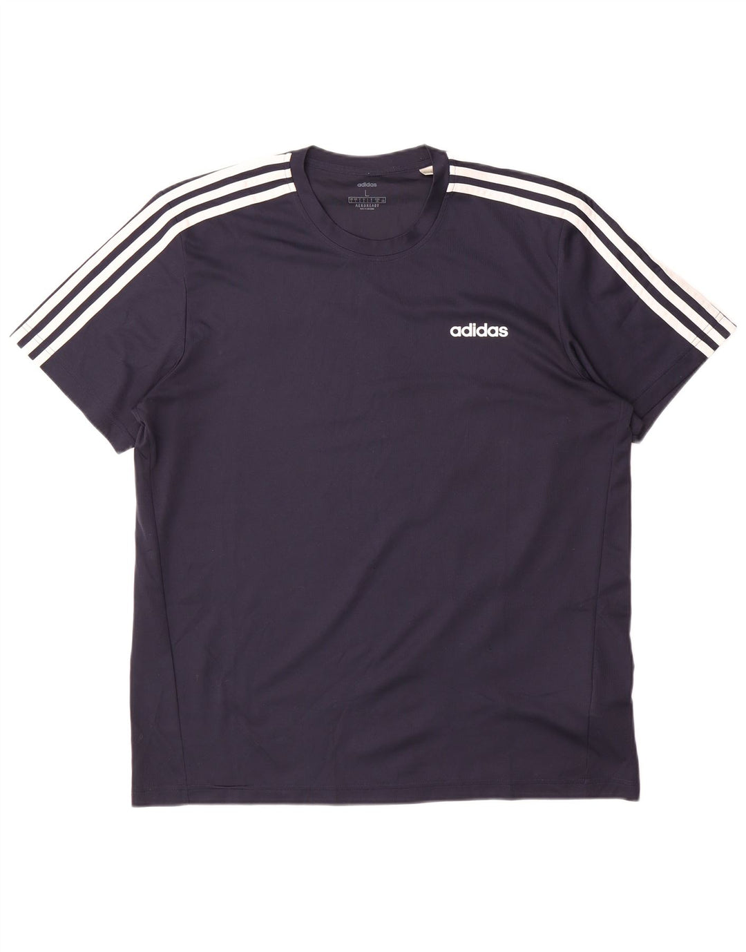Adidas Herre Aeroready T-Shirt Top Stor Marineblå Polyester