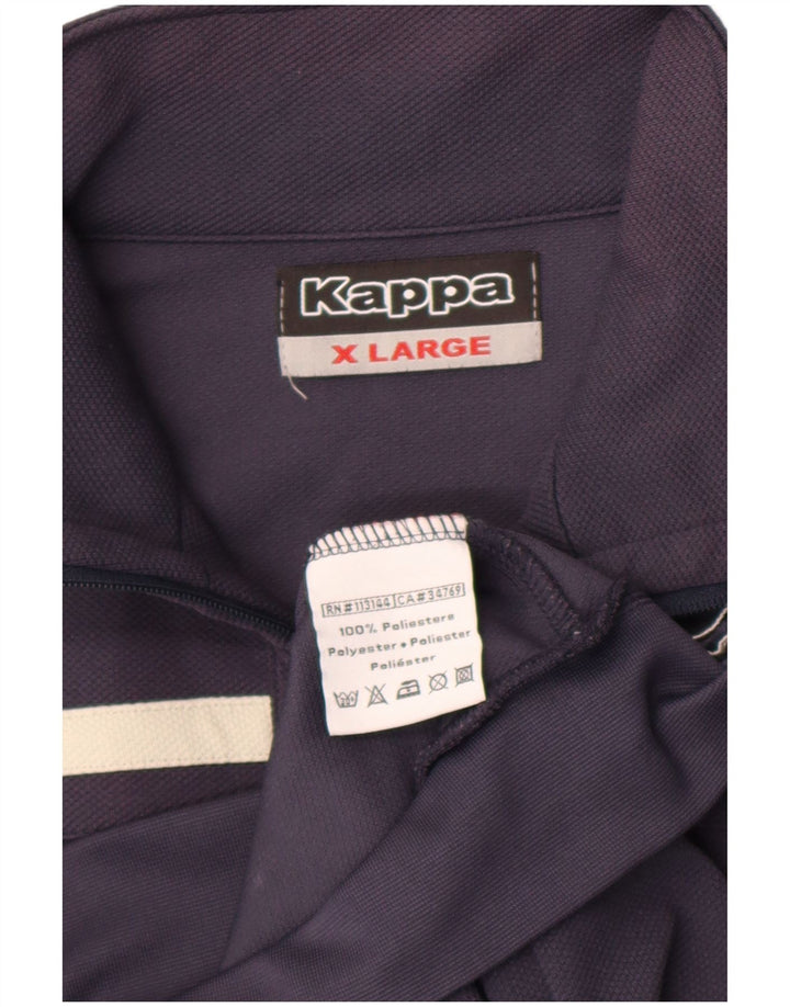 Kappa Træningsdragt til mænd Topjakke XL Marineblå Polyester