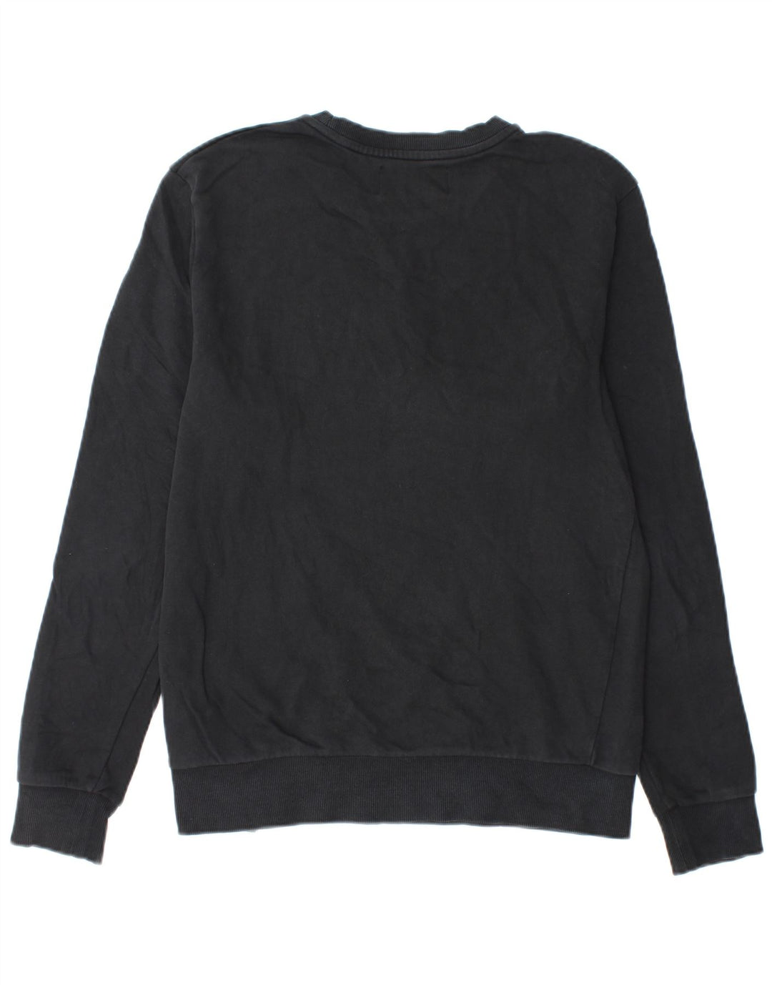 Calvin Klein Jeans Herre Grafisk Sweatshirt Jumper Medium Sort Bomuld