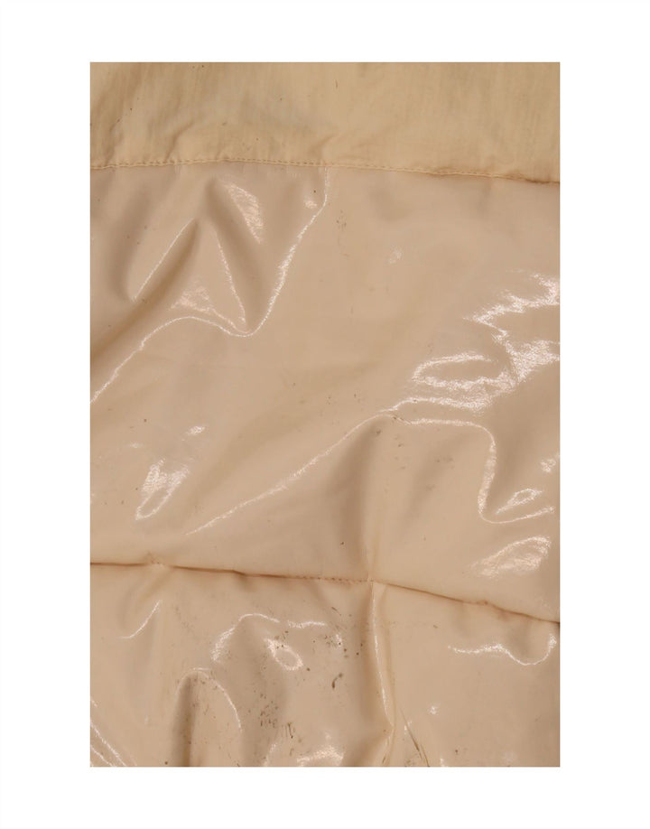 Ellesse Dame Oversized Hætte Oversized Polstret Jakke UK 8 Small Beige