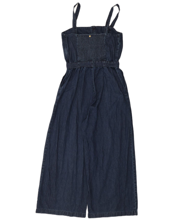 Element Dame Denim Jumpsuit UK 14 Medium W30 L25 Marineblå Bomuld