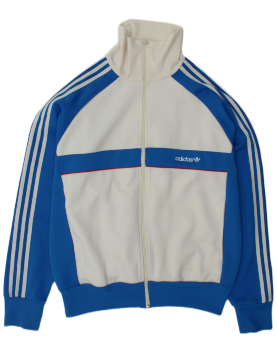 Adidas Træningsdragt til mænd Topjakke Stor Hvid Colourblock Polyester