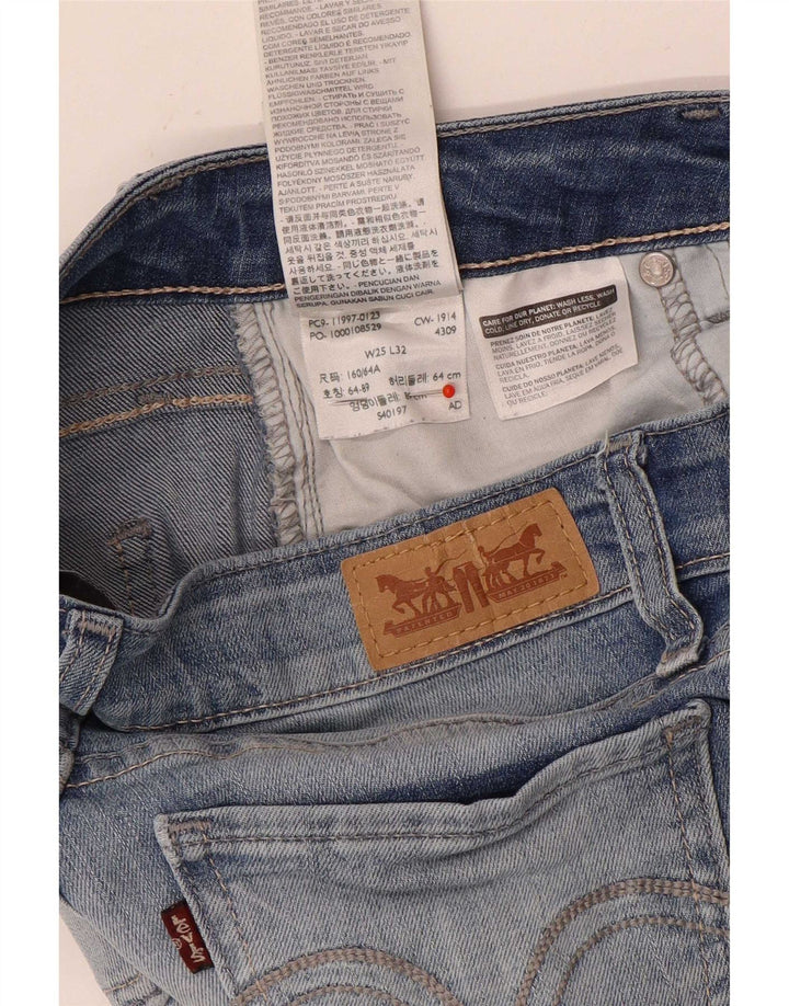 Levi's Dame Legging Skinny Jeans W25 L32 Blå Bomuld