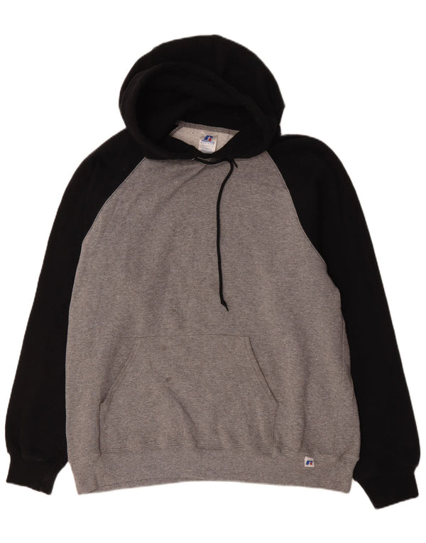 Russell Athletic Herre hættetrøje XL Grå Colourblock Bomuld