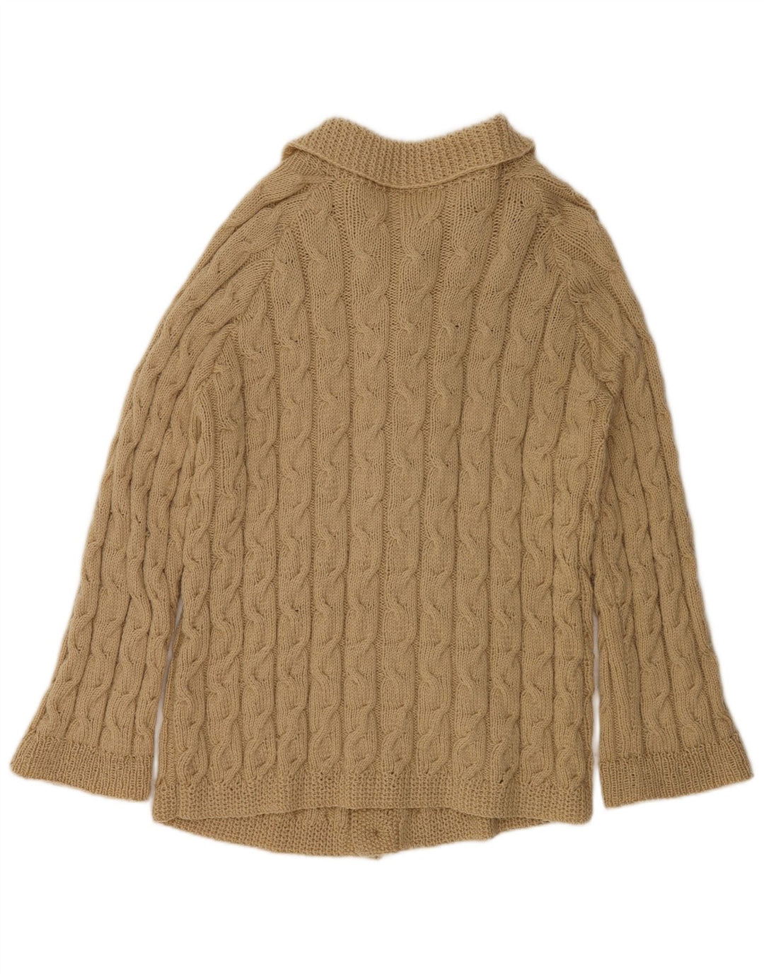 Vintage herre cardigan sweater XL Beige