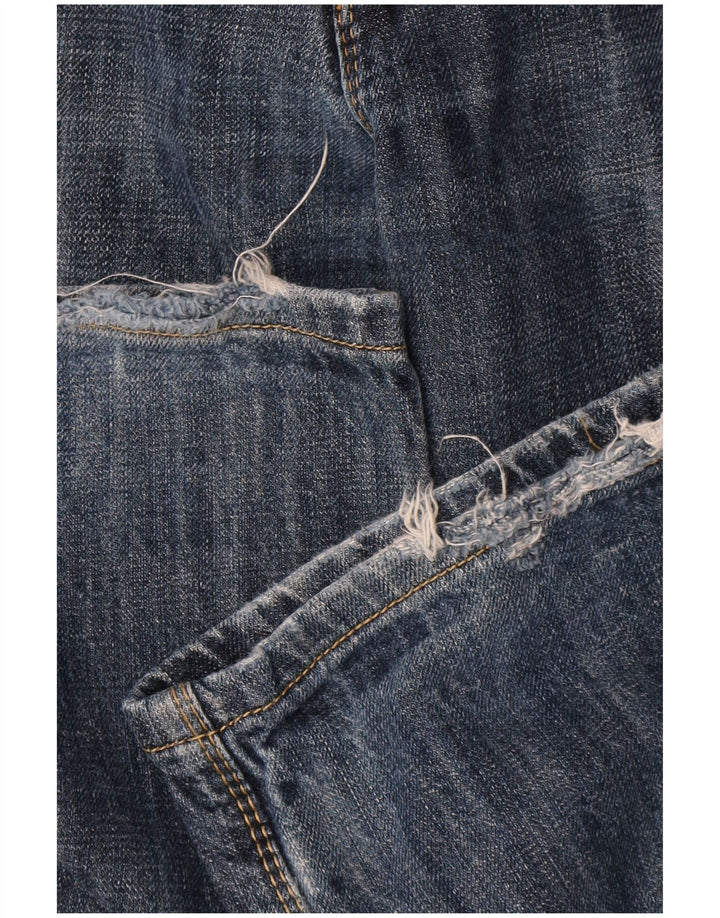 REPLAY Herre Straight Jeans W36 L34 Blå Bomuld