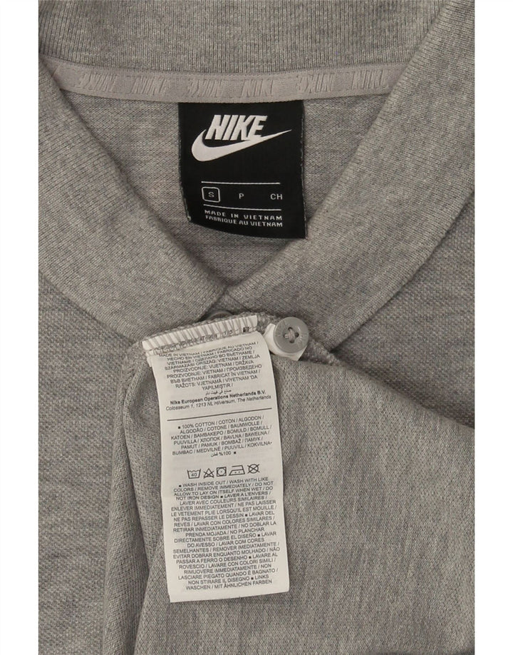 NIKE Mens Polo Shirt Small Grey Cotton Vintage Nike and Second-Hand Nike from Messina Hembry 