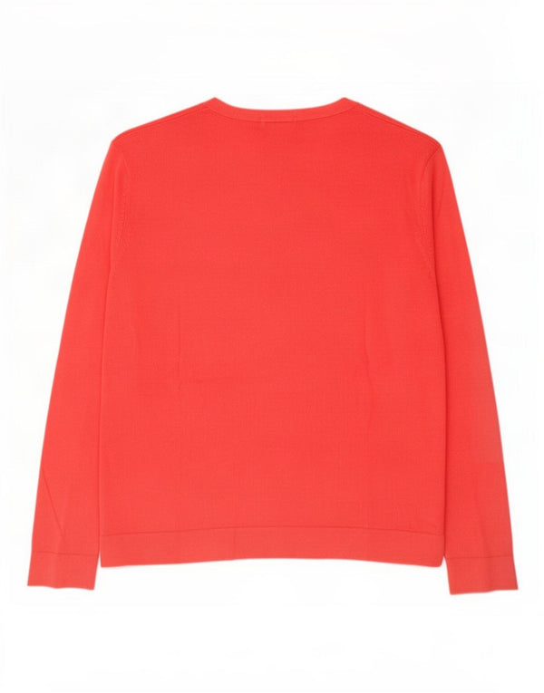 Marks & Spencer Dame Cardigan Sweater UK 24 4XL Pink Bomuld