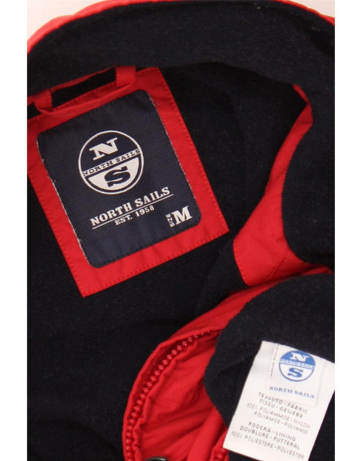 North Sails Herre Bomber Jacket UK 38 Medium Rød Polyamid