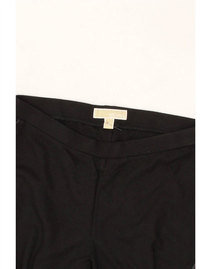 MICHAEL KORS Womens Leggings UK 14 Medium Black Viscose Vintage Michael Kors and Second-Hand Michael Kors from Messina Hembry 