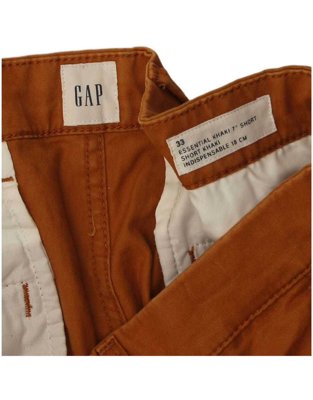 Gap Herre Chino Shorts W33 Medium Brun Bomuld