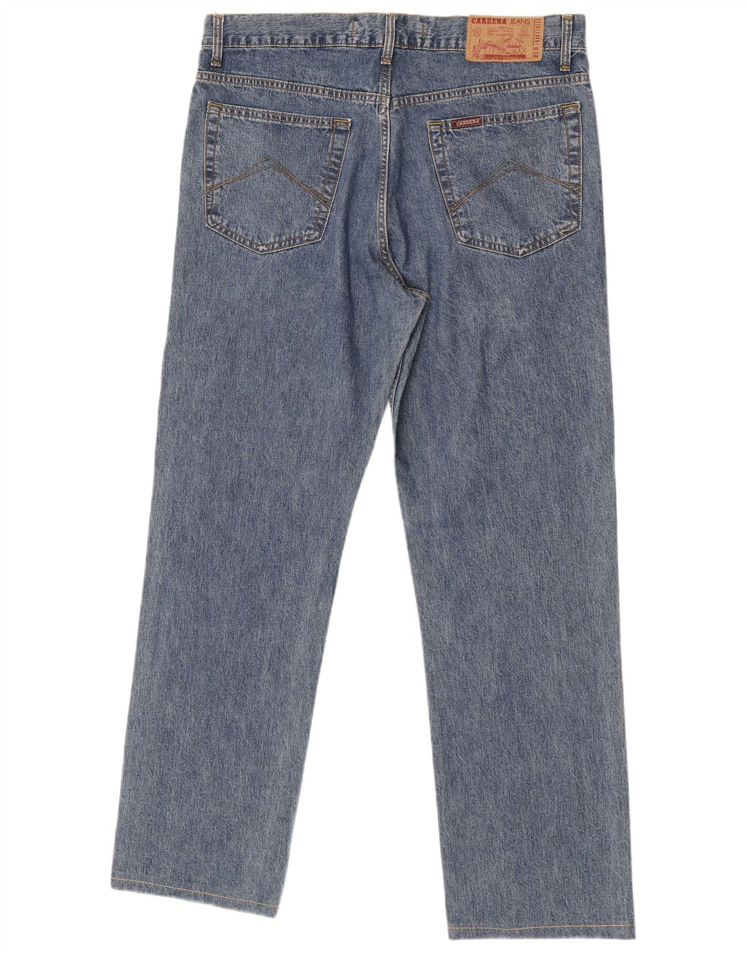 Carrera Mens 700 Regular Fit Straight Jeans W36 L31 Blå Bomuld