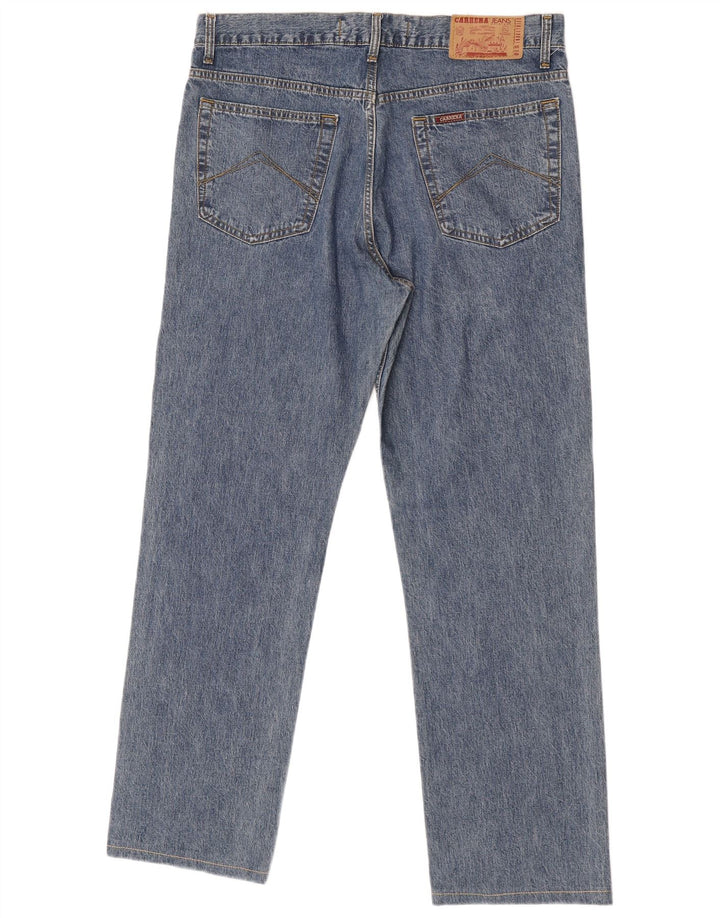 Carrera Mens 700 Regular Fit Straight Jeans W36 L31 Blå Bomuld