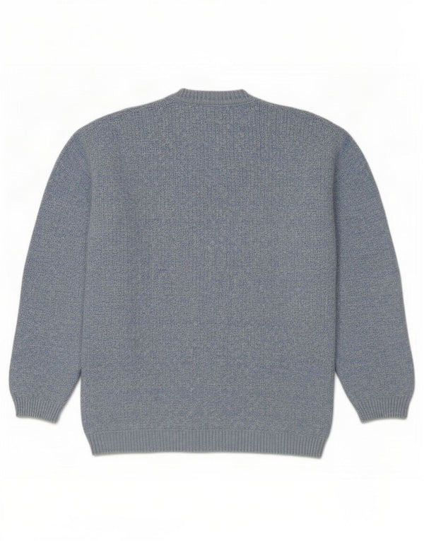 Colorado Herre V-hals sweater Medium Blue Flecked Bomuld