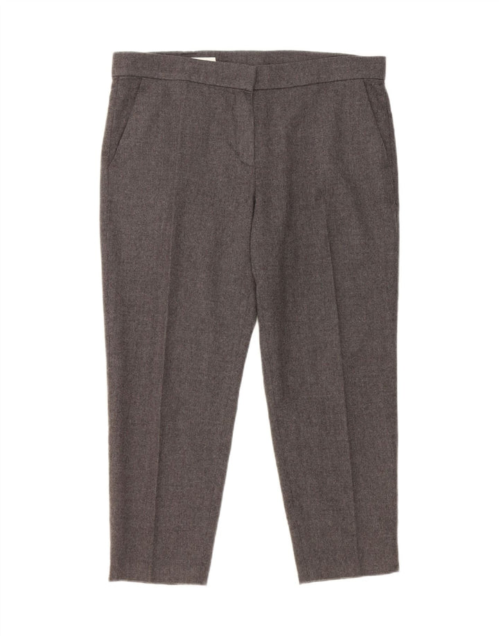 Escada Dame Capri Suit Bukser EU 40 Medium W34 L23 Grå Uld