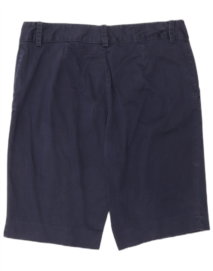 CHAPS Chino Shorts til kvinder US 14 XL W34 Marineblå Bomuld