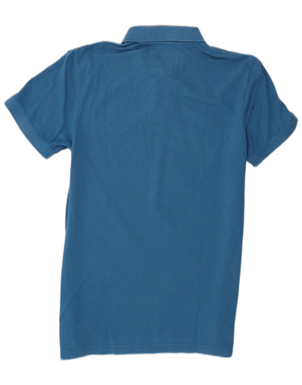 Besætningstøj Herre poloshirt Medium blå bomuld