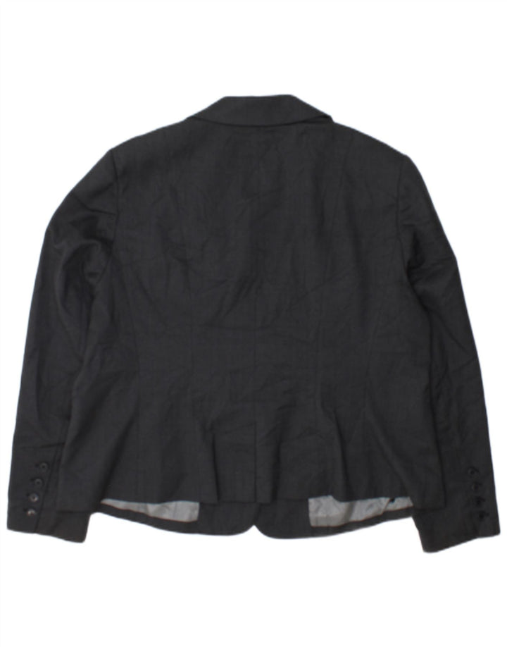 Marks & Spencer Dame Autograph Blazer Jacket UK 18 XL Grå plettet