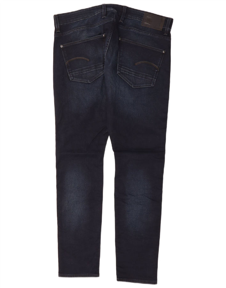 G-Star Herre Revend Skinny Jeans W38 L32 Marineblå Bomuld