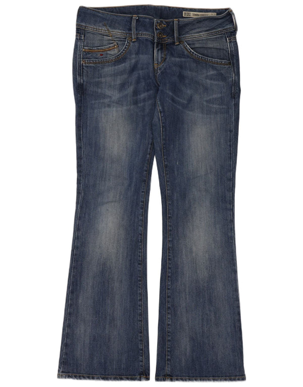 Tommy Hilfiger Dame Sonora Bootcut Jeans W32 L32 Blå Bomuld