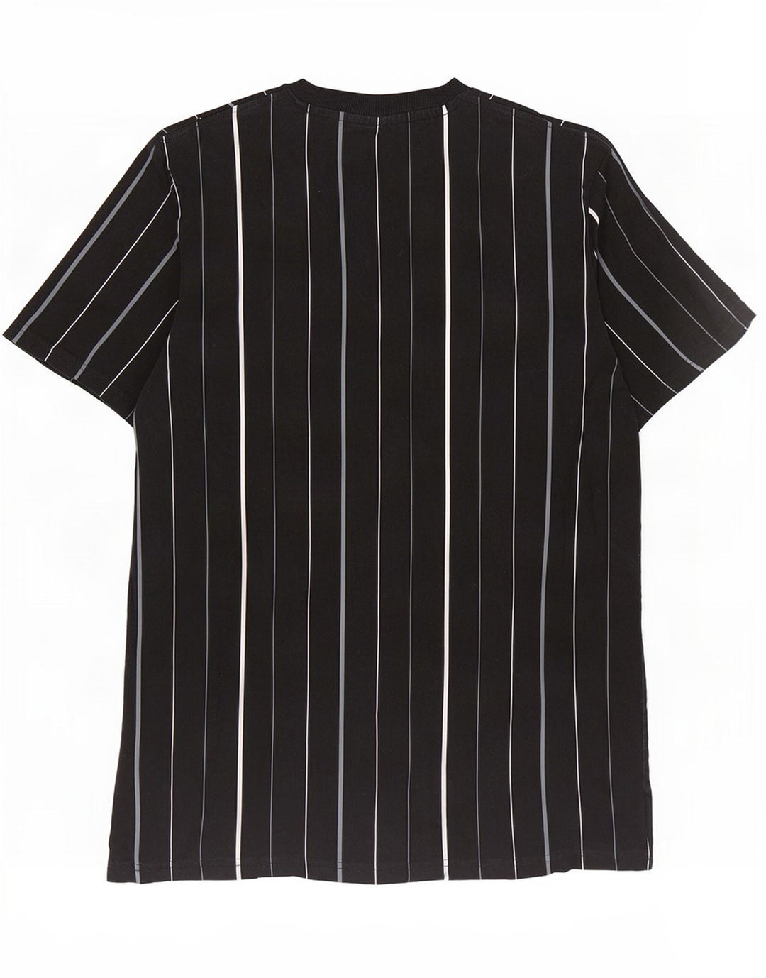 Fila herre T-shirt top lille sort stribet bomuld