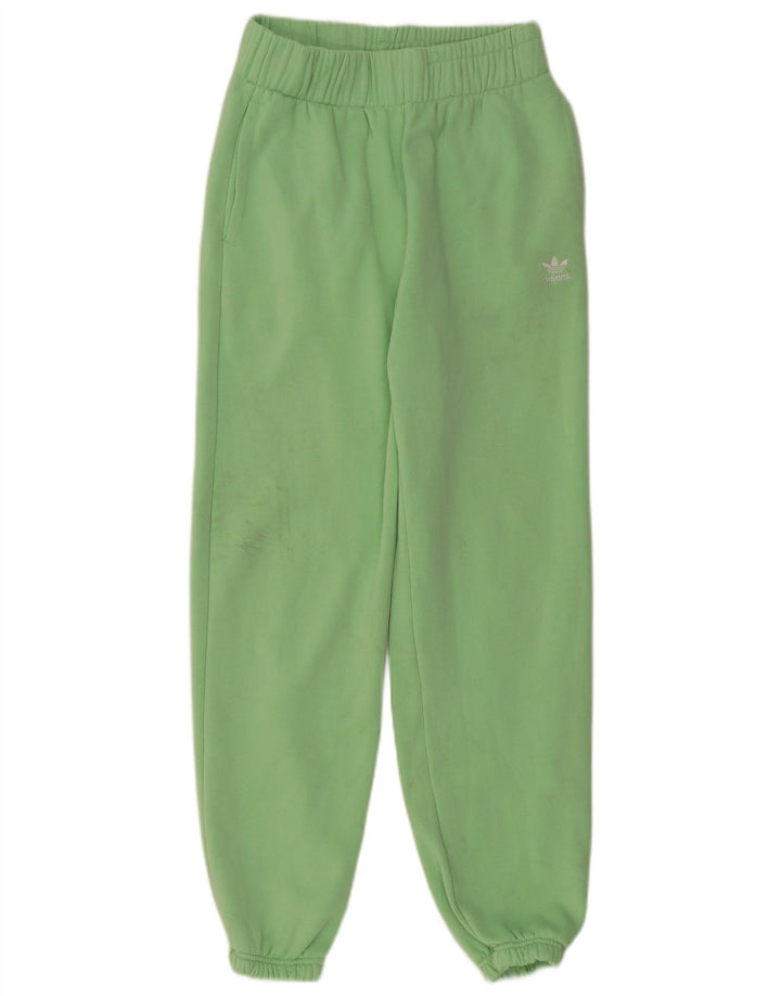ADIDAS Træningsdragt til kvinder Joggers UK 12 Medium Green Bomuld