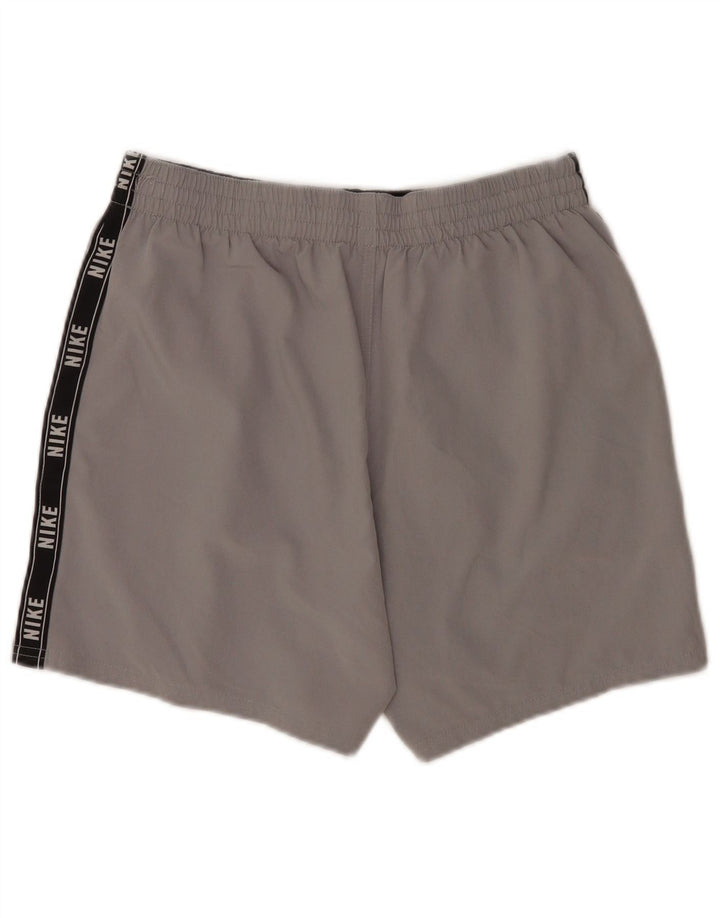Nike Herre grafiske sportsshorts Medium Grey Colourblock Polyester