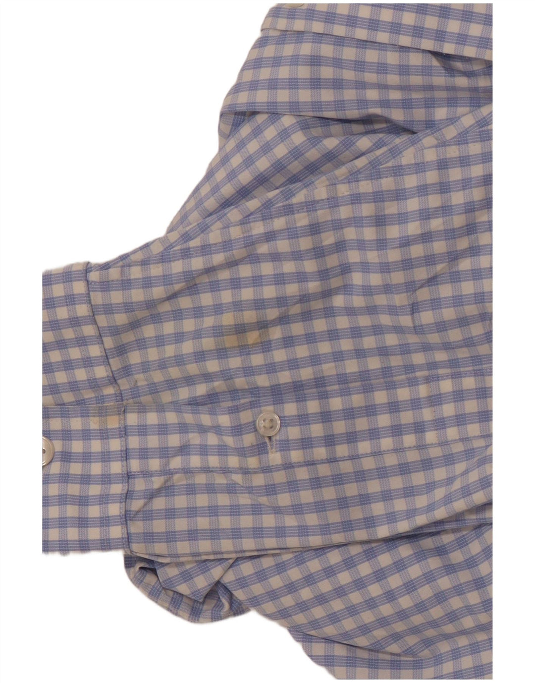BONOBOS Herre Athletic Fit skjorte Stor blå Gingham Nylon