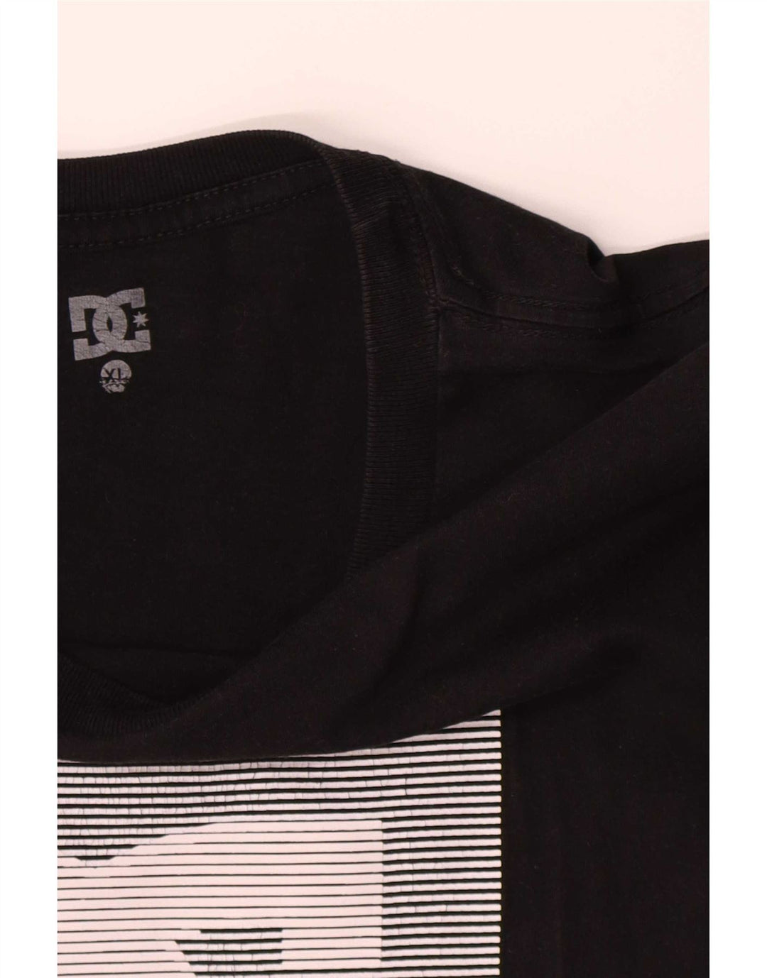 DC Herre grafisk T-shirt top XL sort bomuld