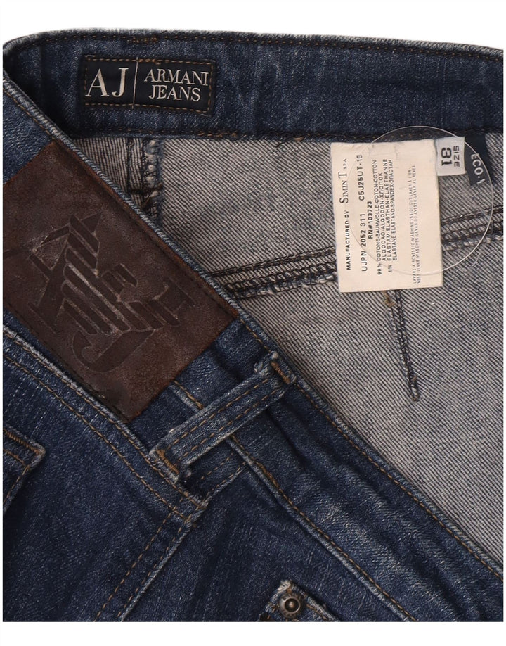 Armani Dame Bootcut Jeans W31 L31 Blå Bomuld