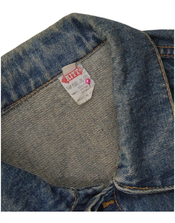 Ritt Herre Denim Jacket UK 40 Large Blue Cotton