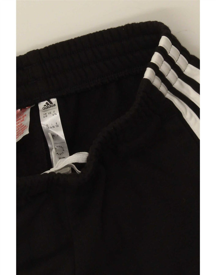 Adidas Drenge Træningsdragt Bukser Joggers 6-7 år Sort