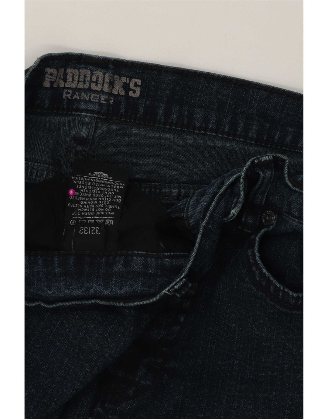 Paddocks lige jeans til kvinder W32 L32 blå bomuld