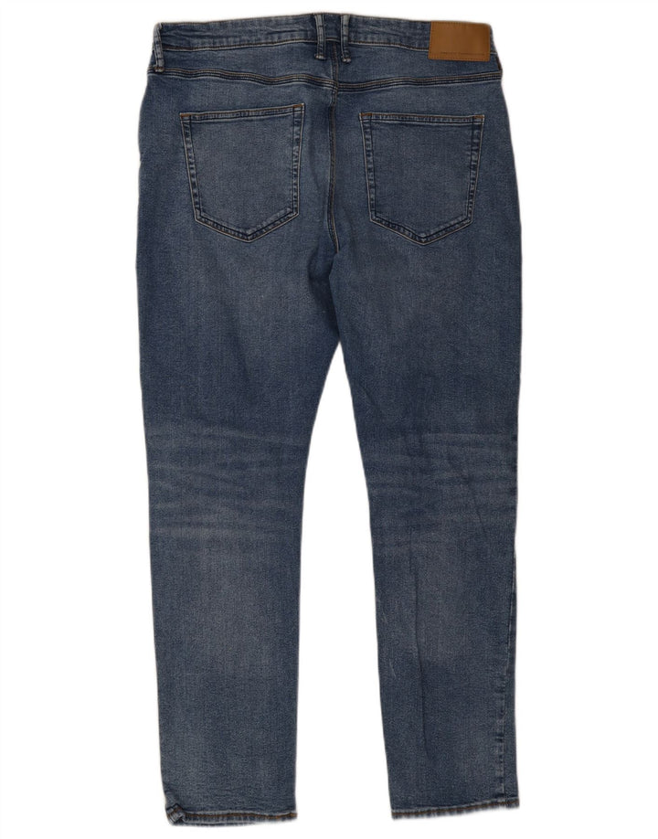 French Connection Slim Jeans til mænd W36 L32 blå bomuld