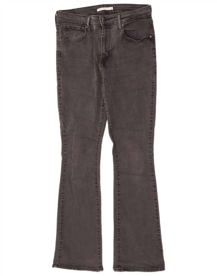 Levi's Womens 725 High Rise Bootcut Jeans W32 L32 Grå Bomuld