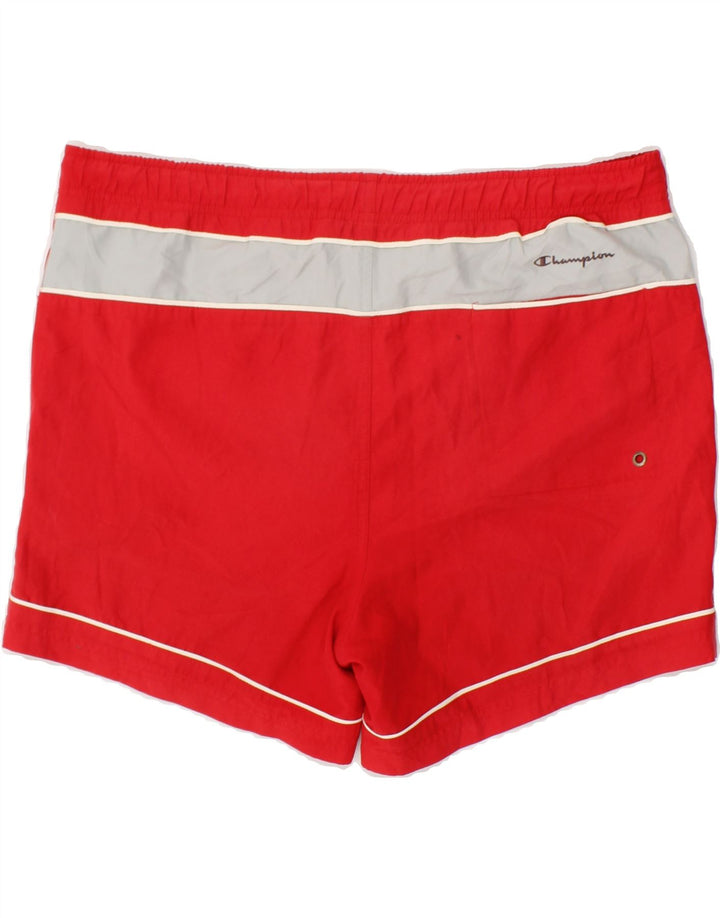 CHAMPION Mens Sport Shorts Large  Red Polyester Vintage Champion and Second-Hand Champion from Messina Hembry 