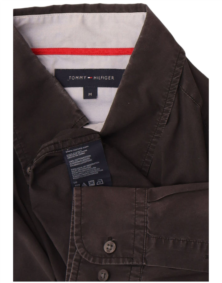 Tommy Hilfiger Herreskjorte Medium Sort Bomuld