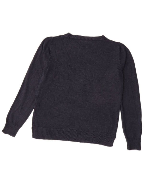 Marks & Spencer Dame sweater med rund hals DK 12 Medium Navy Blue