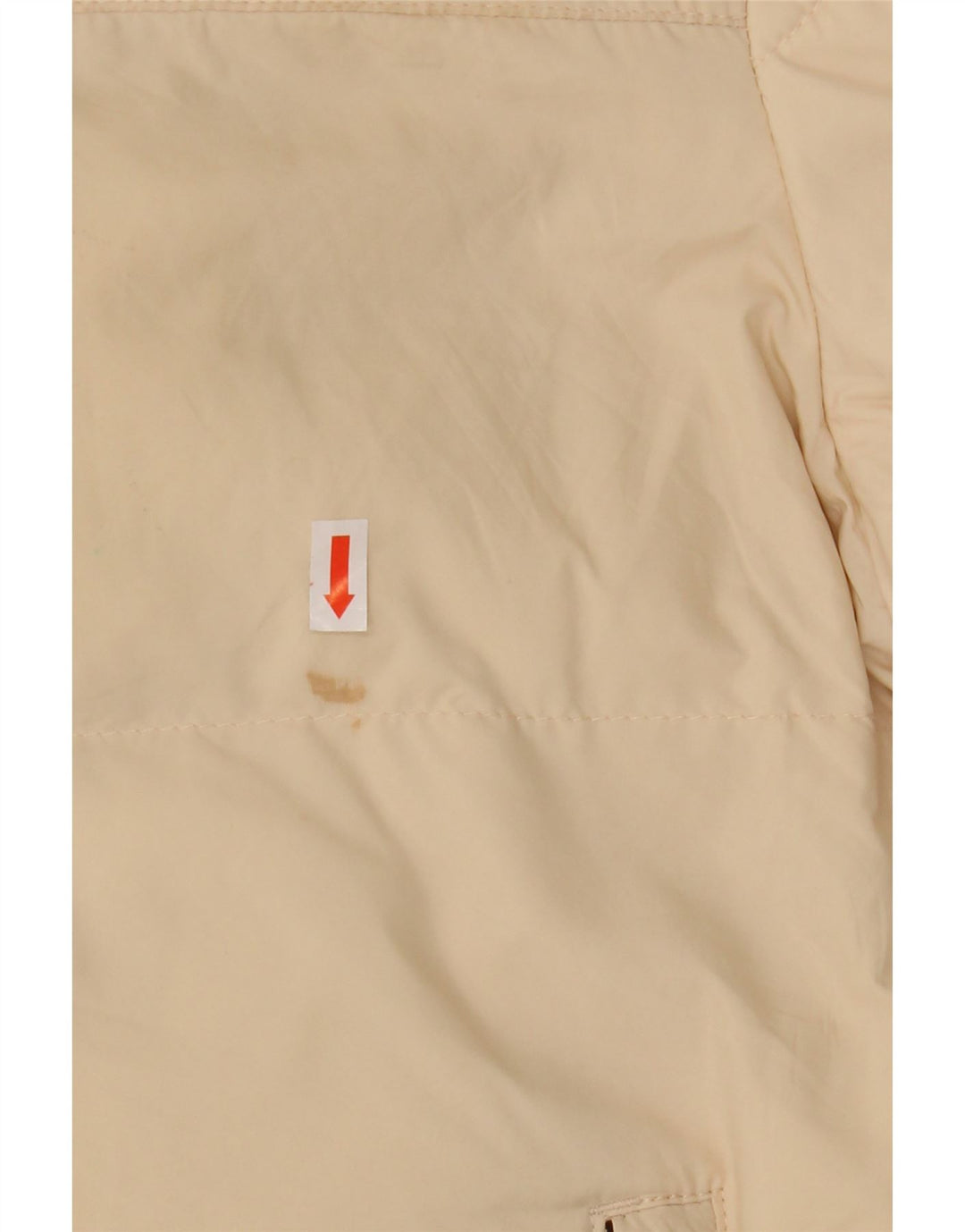 ZARA Polstret jakke til mænd UK 36 Small Beige Nylon