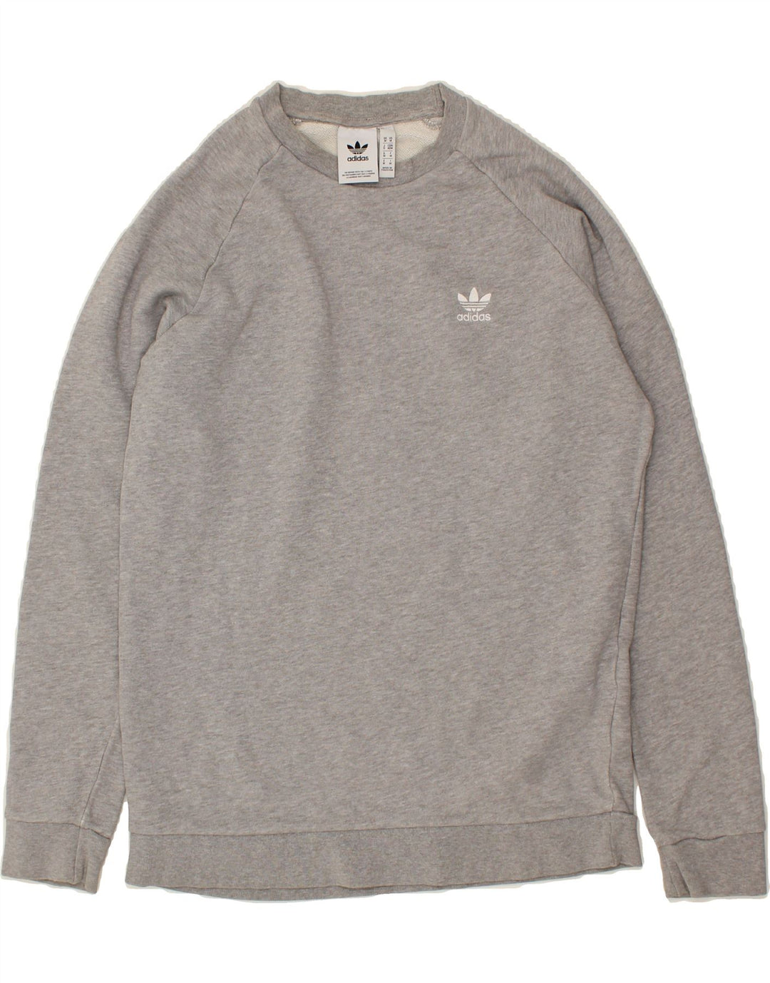 ADIDAS Mens Sweatshirt Jumper Medium Grey Cotton Vintage Adidas and Second-Hand Adidas from Messina Hembry 