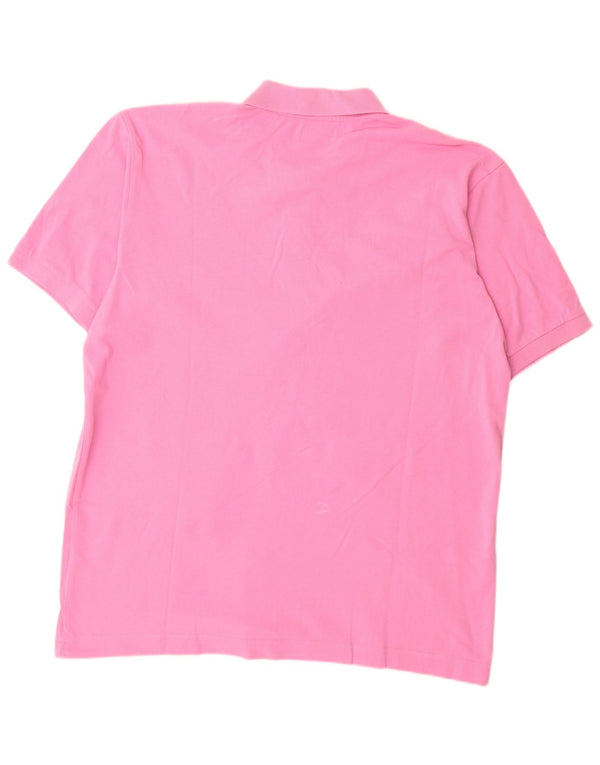 Kappa Mens Polo Shirt XL Pink Cotton