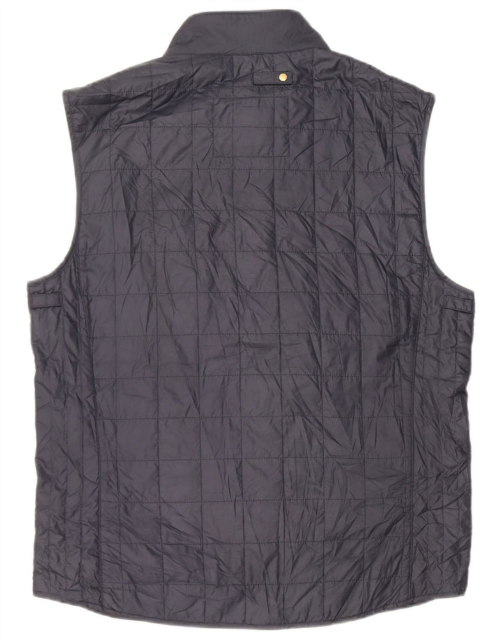 Massimo Dutti Herre Gilet UK 40 Large Navy Blue Polyester
