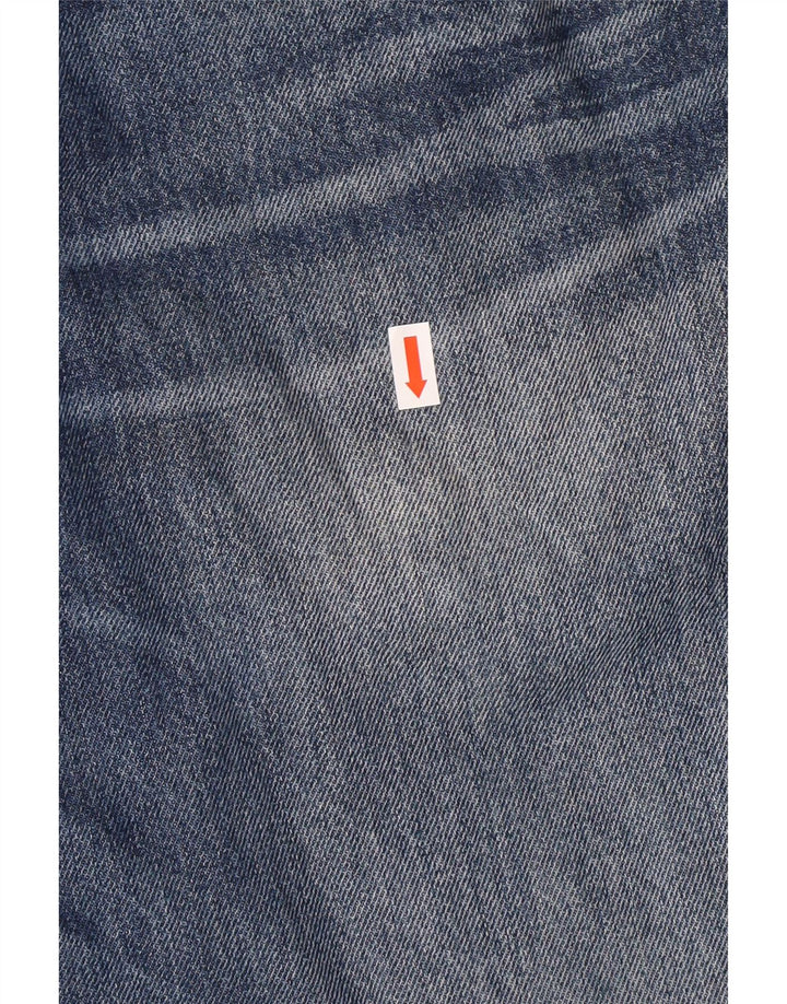 LEVI'S Herre 501 Straight Jeans W38 L34 Blå Bomuld